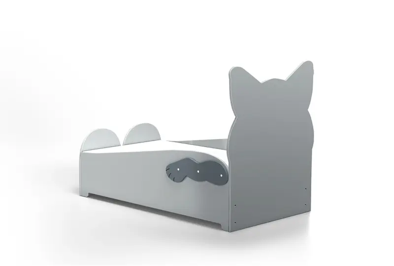 PLASTIKO lastevoodi + madrats komplektis 200x90cm Cat Big