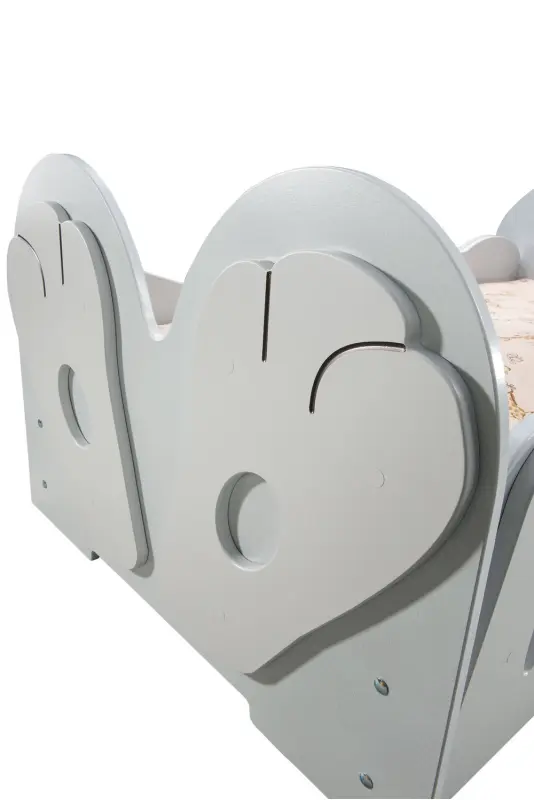 PLASTIKO lastevoodi + madrats komplektis 200x90cm Rabbit Big