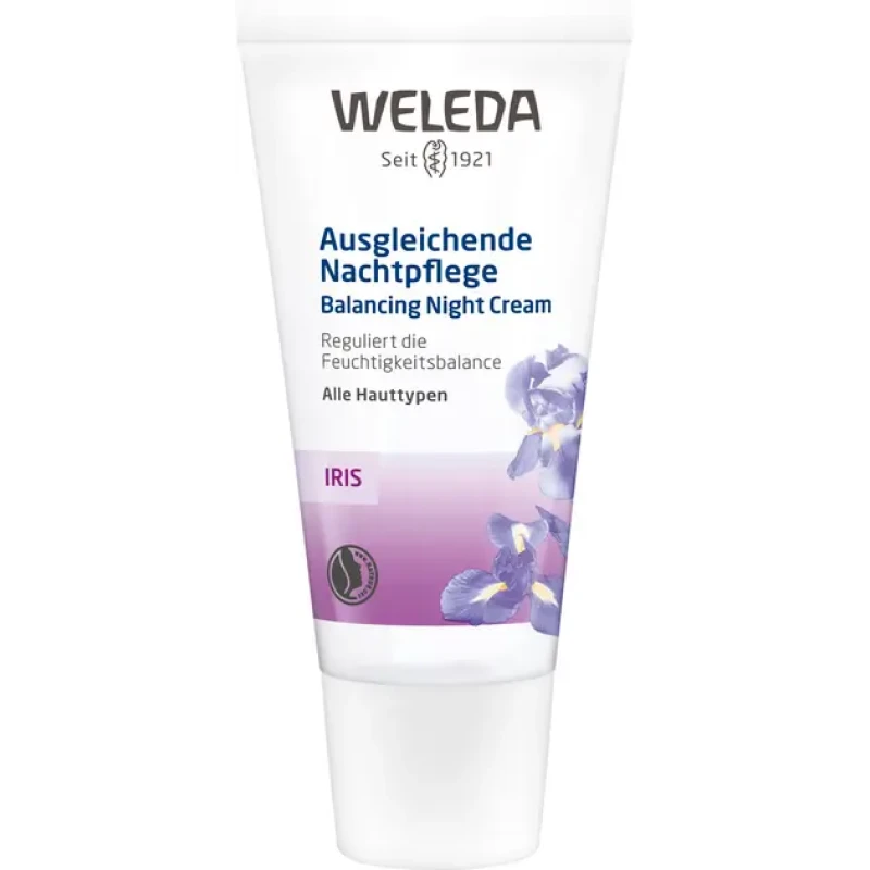 Weleda öökreem näole, niisutav, iirisega, 30 ml